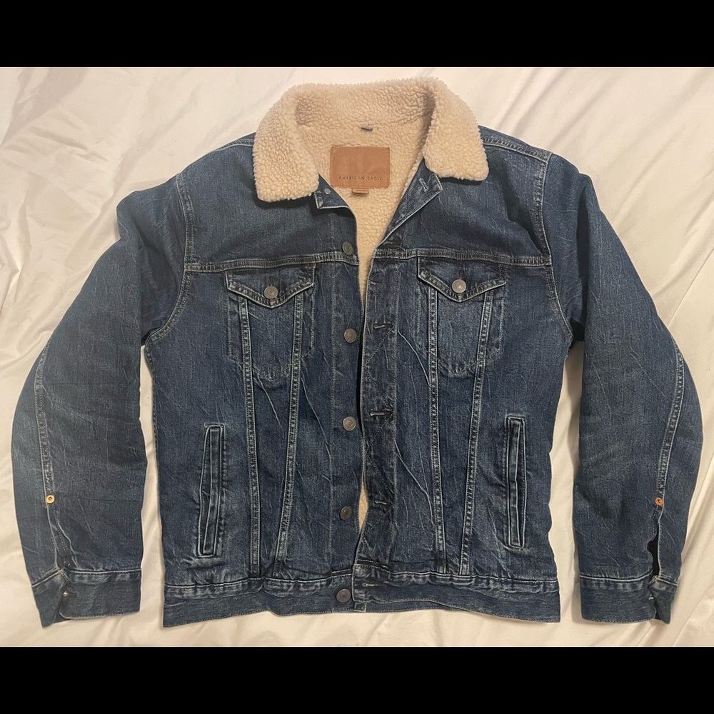 Sherpa denim jacket